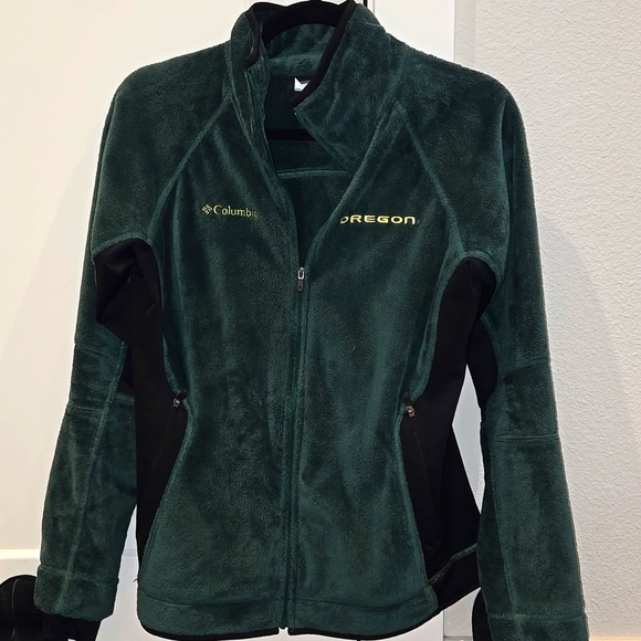 Columbia University of Oregon fleece jacket - Picture 1 of 7